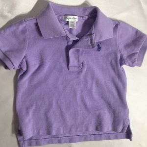 Baby boy lilac polo shirt